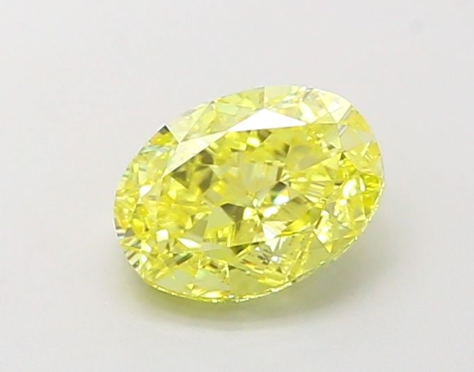 IGI Oval 1.02ct Fancy Vivid Yellow VVS1 Loose Lab Diamond: IGI Oval 1.02ct Fancy Vivid Yellow VVS1 Loose Lab Diamond Experience the warmth and brightness of a genuine lab-grown fancy vivid yellow diamond, certified by IGI as VVS1 in clarity and EX in polish a