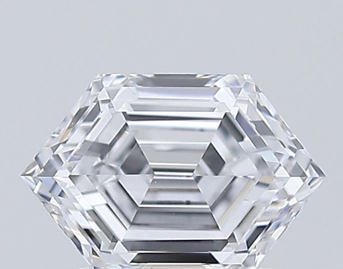 Loose Lab Diamond - IGI Hexagonal 1.02ct D VVS2: Loose Lab Diamond - IGI Hexagonal 1.02ct D VVS2 A rare and exceptional lab-grown diamond, certified by the International Gemological Institute (IGI), boasts an impressive 1.02 carat in a stunning hexa