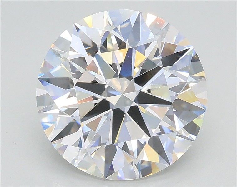 IGI Round 3.52ct E VVS2 Ideal Loose Lab Diamond: IGI Round 3.52ct E VVS2 Ideal Loose Lab Diamond Experience the brilliance of a lab-grown diamond, certified by IGI and boasting exceptional clarity with an E color and VVS2 grade. This 3.52ct stone sh