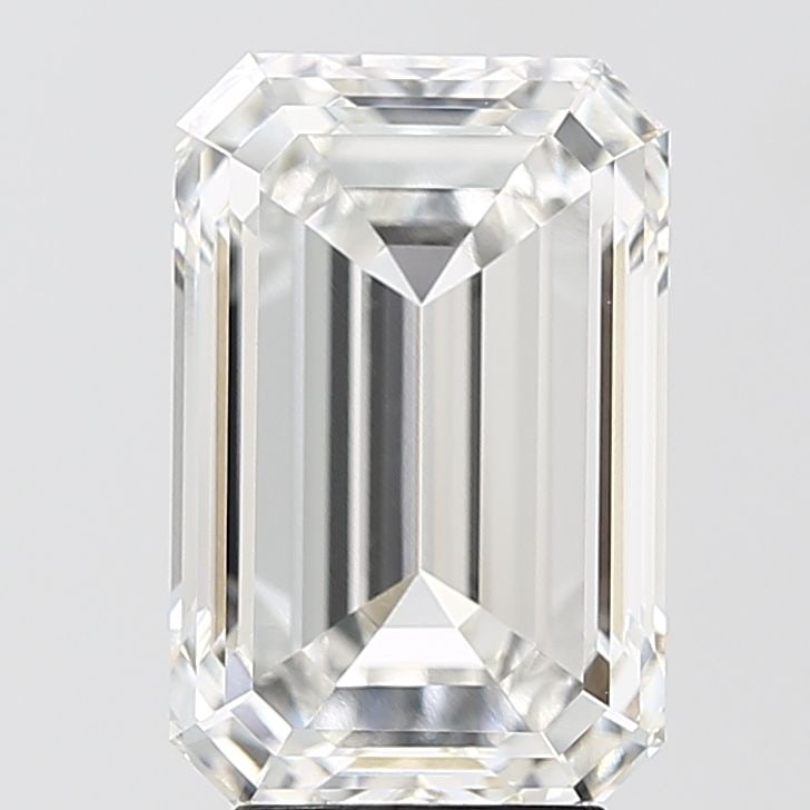 IGI Emerald 5.1ct F VVS1 Loose Lab Diamond: IGI Emerald 5.1ct F VVS1 Loose Lab Diamond A stunning lab-grown emerald-cut diamond, certified by the International Gemological Institute (IGI), boasts exceptional clarity and color. Weighing 5.1 cara