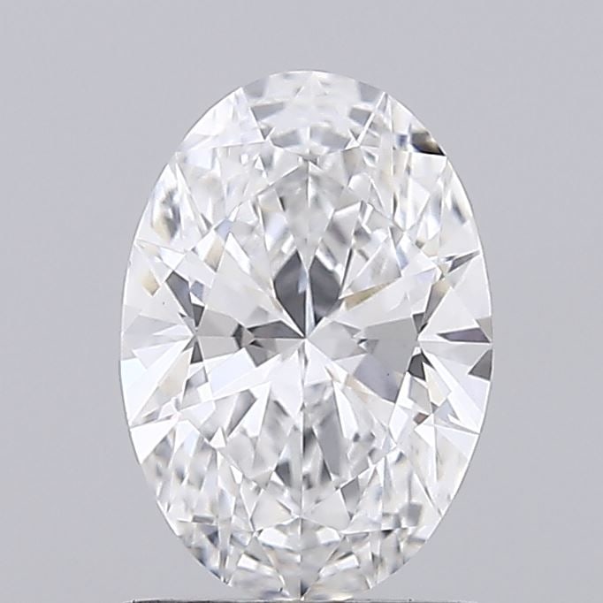 IGI Oval 1.04ct D VVS2 Diamond: IGI Oval 1.04ct D VVS2 Diamond A stunning lab-grown diamond, certified by the International Gemological Institute (IGI), boasts exceptional clarity and color with a D grade and VVS2 clarity. Its EX po