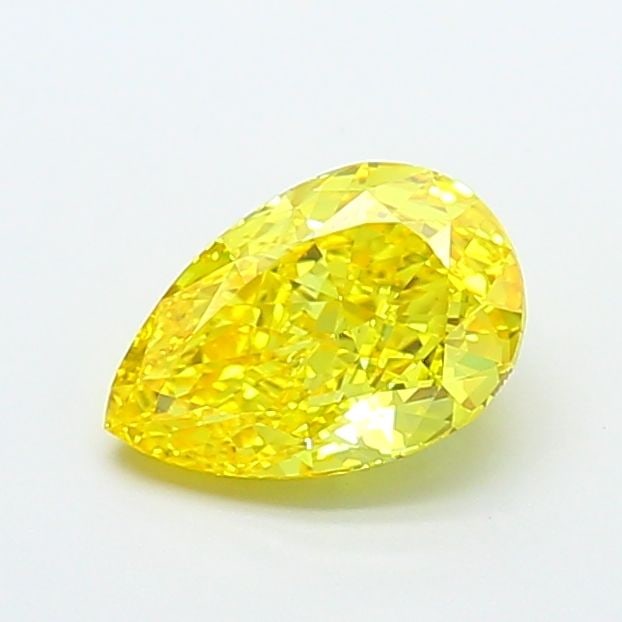 Loose Lab Diamond - IGI Pear 1.73ct Fancy Vivid Yellow VVS2: Loose Lab Diamond - IGI Pear 1.73ct Fancy Vivid Yellow VVS2 Experience the brilliance of a lab-grown diamond, certified by IGI as Fancy Vivid Yellow with exceptional clarity and cut. This 1.73ct