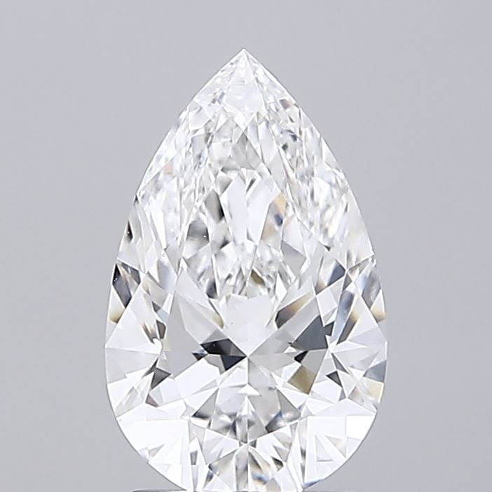 Loose Lab Diamond - IGI Pear 1.59ct E VVS2: Loose Lab Diamond - IGI Pear 1.59ct E VVS2 Experience the beauty of nature, crafted in a lab for unparalleled quality and consistency. This exquisite IGI-certified loose pear-cut lab diamond boasts ex