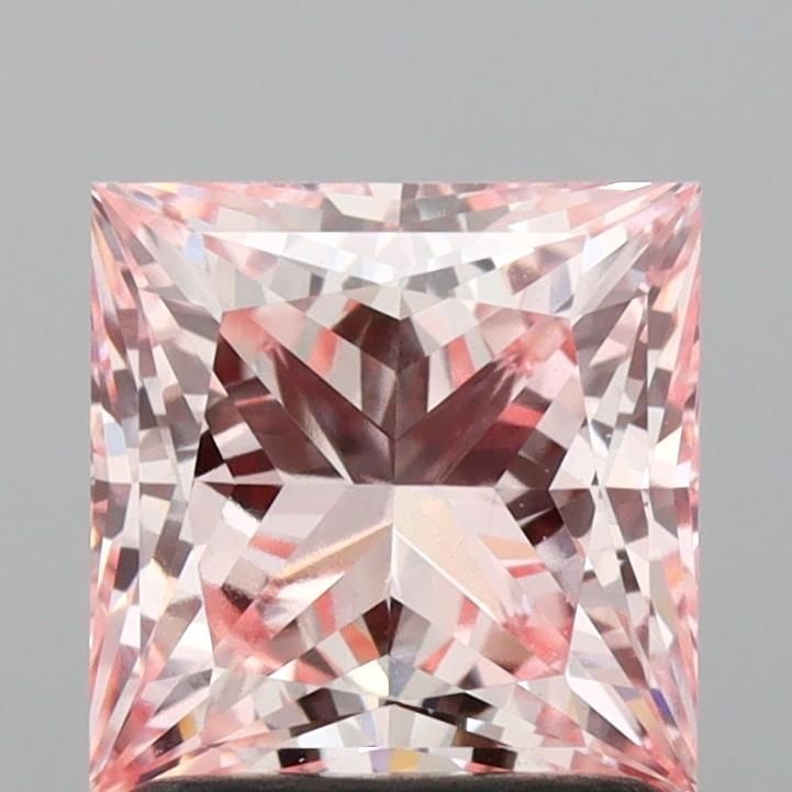 IGI Princess 1.55ct Fancy Intense Pink VVS1 Loose Lab Diamond: IGI Princess 1.55ct Fancy Intense Pink VVS1 Loose Lab Diamond Experience the rare beauty of a Fancy Intense Pink diamond, one of the most coveted colors in the world of gemstones. This stunning 1.55ct
