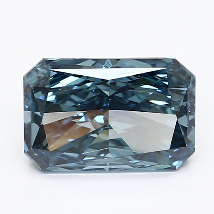 IGI Radiant 1.71ct Fancy Vivid Blue VVS2 Loose Lab Diamond: IGI Radiant 1.71ct Fancy Vivid Blue VVS2 Loose Lab Diamond Experience the breathtaking beauty of a lab-grown Fancy Vivid Blue diamond, certified by IGI as VVS2 in clarity and EX in polish and symmetry