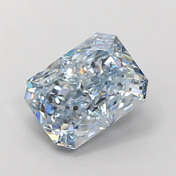 IGI Radiant 1.12ct Fancy Light Grayish Blue VVS2 Loose Lab Diamond: IGI Radiant 1.12ct Fancy Light Grayish Blue VVS2 Loose Lab Diamond Experience the rare beauty of a lab-grown diamond, certified by IGI as a Fancy Light Grayish Blue VVS2, boasting exceptional clarity