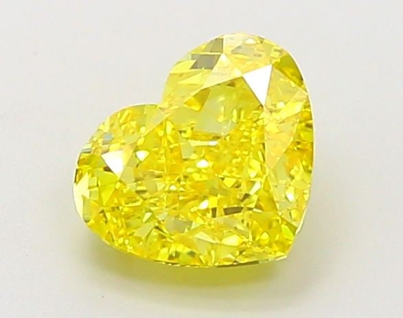 Loose Lab Diamond - IGI Heart 1.51ct Fancy Vivid Yellow VVS2: Loose Lab Diamond - IGI Heart 1.51ct Fancy Vivid Yellow VVS2 Experience the exceptional brilliance of this IGI-certified, lab-grown diamond, boasting an impressive 1.51 carats in its vibrant Fancy