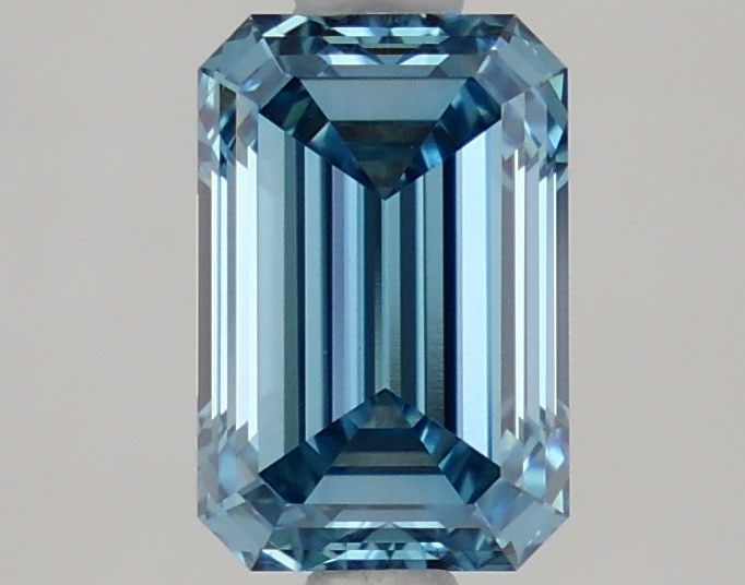 Loose Lab Diamond - Emerald 1.59ct Fancy Vivid Blue VVS2: Loose Lab Diamond - Emerald 1.59ct Fancy Vivid Blue VVS2 Experience the breathtaking beauty of a lab-grown diamond, expertly cut to maximize its vibrant blue hue. This stunning 1.59ct Fancy Vivid Blue