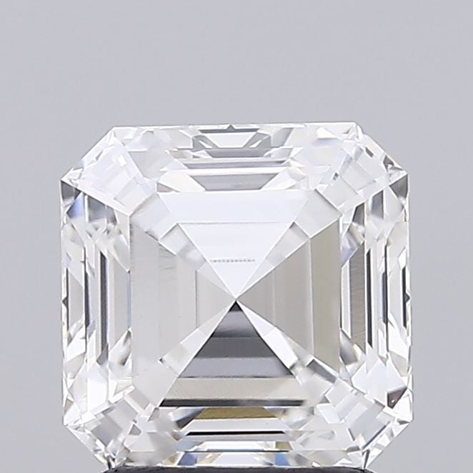 IGI Asscher 1.94ct E VVS2 Loose Lab Diamond: IGI Asscher 1.94ct E VVS2 Loose Lab Diamond Experience the exceptional brilliance of this 1.94ct IGI Asscher-cut lab-grown diamond, boasting an impressive EX polish and symmetry, with a vibrant color