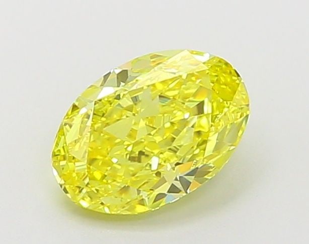 IGI Oval 1.18ct Fancy Vivid Yellow VVS1 Loose Lab Diamond (1 of 1)
