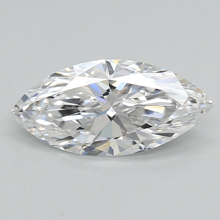 IGI Marquise Diamond 0.99ct D VVS2: IGI Marquise Diamond 0.99ct D VVS2 Experience the brilliance of a lab-grown diamond, certified by IGI as a 0.99ct D VVS2 Marquise cut gemstone with exceptional clarity and color. Its EX polish and VG