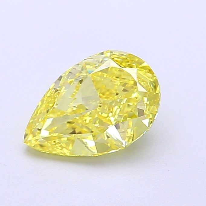 Loose Lab Diamond - IGI Pear 1.14ct Fancy Intense Yellow VVS1: Loose Lab Diamond - IGI Pear 1.14ct Fancy Intense Yellow VVS1 Experience the warmth and brightness of a lab-grown Fancy Intense Yellow diamond, certified by IGI as VVS1 clarity with EX polish and symm