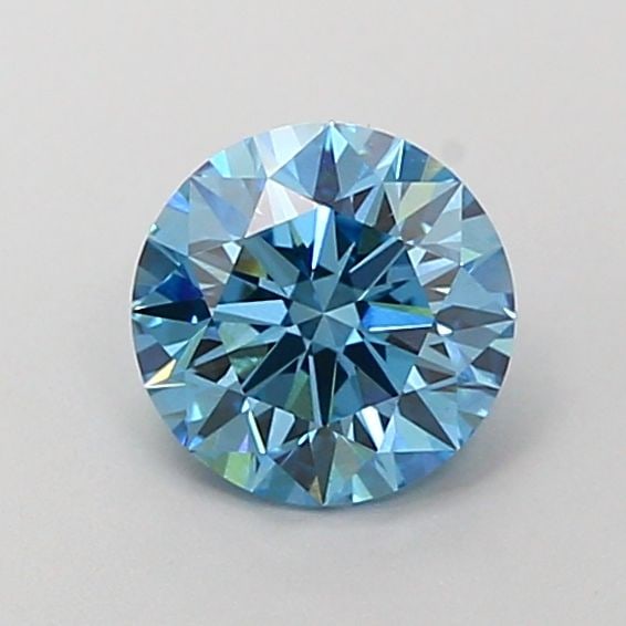 IGI Round 1.04ct Fancy Vivid Blue VVS2 Ideal Loose Lab Diamond: IGI Round 1.04ct Fancy Vivid Blue VVS2 Ideal Loose Lab Diamond Experience the breathtaking beauty of a Fancy Vivid Blue diamond, one of the rarest and most coveted colors in nature. This exquisite 1.0