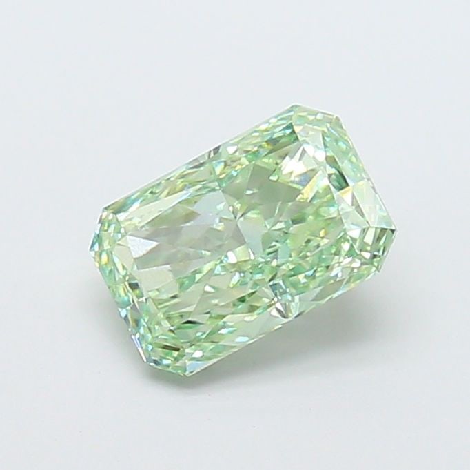IGI Radiant 2.05ct Fancy Vivid Green VVS2 Loose Lab Diamond: IGI Radiant 2.05ct Fancy Vivid Green VVS2 Loose Lab Diamond Experience the rare beauty of a Fancy Vivid Green lab-grown diamond, certified by IGI as VVS2 in clarity and EX in polish and symmetry.