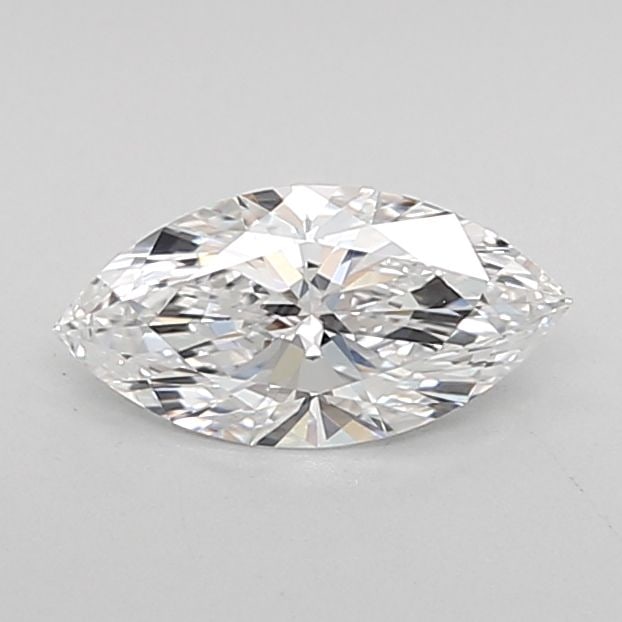 IGI Marquise Diamond 0.58ct D VVS1 Loose: IGI Marquise Diamond 0.58ct D VVS1 Loose Experience the brilliance of a lab-grown diamond, certified by IGI as a 0.58ct D VVS1 marquise cut gemstone. This exceptional stone boasts an EX polish and