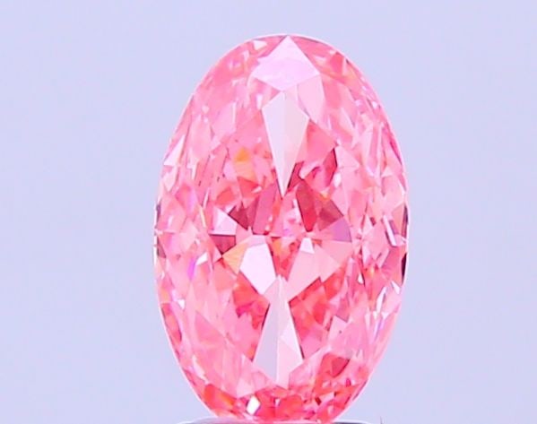 IGI Oval 2.54ct Fancy Vivid Pink VVS2 Loose Lab Diamond: IGI Oval 2.54ct Fancy Vivid Pink VVS2 Loose Lab Diamond Experience the rare beauty of a Fancy Vivid Pink diamond, one of the most coveted colors in the world of gemstones. This exquisite 2.54ct lab-gr