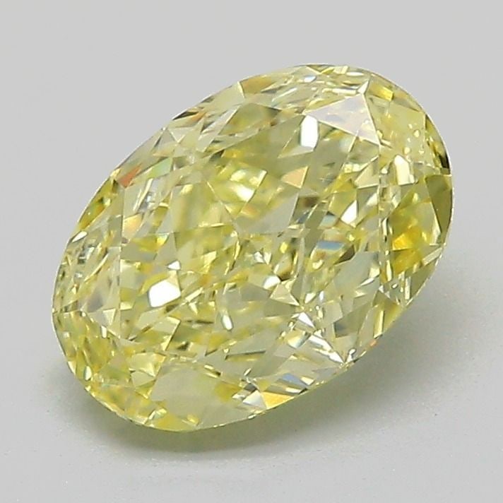 IGI Oval 1.65ct Fancy Yellow VVS2 Loose Lab Diamond: IGI Oval 1.65ct Fancy Yellow VVS2 Loose Lab Diamond Experience the beauty of nature with this stunning 1.65ct Fancy Yellow VVS2 lab-grown diamond, certified by IGI and boasting exceptional clarity, po
