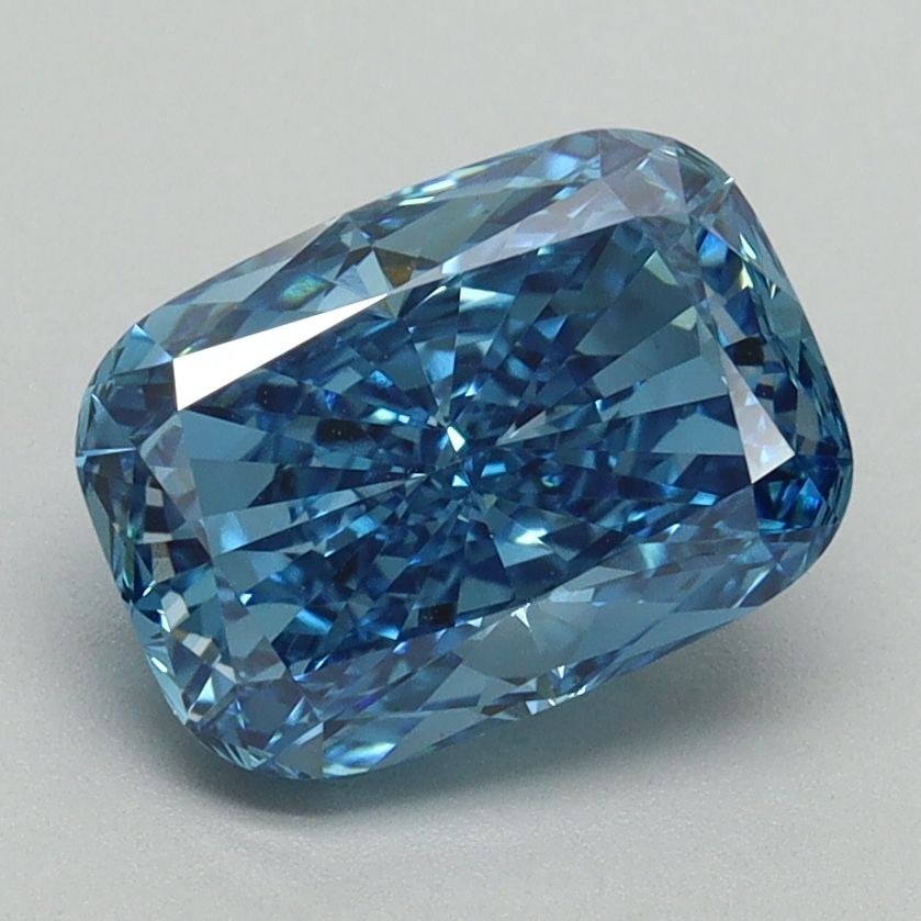 IGI Cushion Modified 2.09ct Fancy Vivid Blue VVS2 Loose Lab Diamond: IGI Cushion Modified 2.09ct Fancy Vivid Blue VVS2 Loose Lab Diamond Experience the rare beauty of a Fancy Vivid Blue diamond, one of the most vibrant and sought-after colors in the world of gemstones.