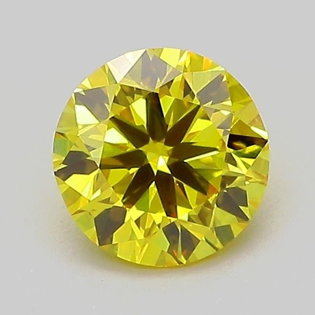 IGI Round 1.0ct Fancy Vivid Yellow VVS2 Loose Lab Diamond: IGI Round 1.0ct Fancy Vivid Yellow VVS2 Loose Lab Diamond Experience the brilliance of a lab-grown diamond, certified by IGI as Fancy Vivid Yellow with exceptional clarity and cut. This 1.0ct stone bo