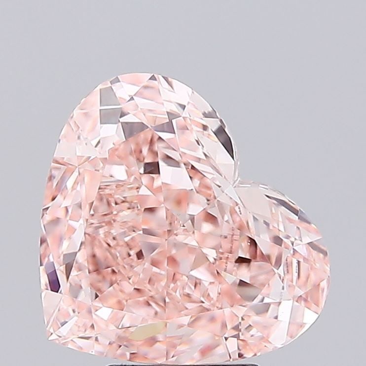 IGI Heart 5.1ct Fancy Intense Brownish Pink VVS2 Loose Lab Diamond (1 of 1)