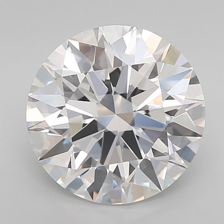 IGI Round 3.38ct D VVS2 Ideal Loose Lab Diamond: IGI Round 3.38ct D VVS2 Ideal Loose Lab Diamond A stunning lab-grown diamond, certified by the International Gemological Institute (IGI), boasts exceptional clarity and color with a VVS2 grade and D c