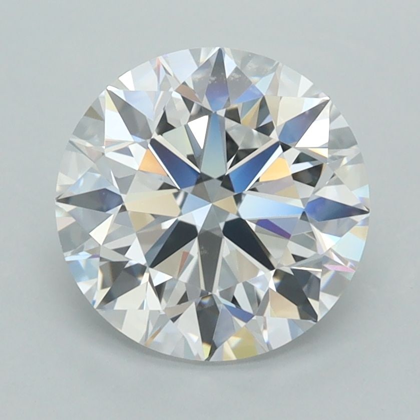 IGI Round 2.52ct D VVS1 Ideal Loose Lab Diamond: IGI Round 2.52ct D VVS1 Ideal Loose Lab Diamond A stunning IGI-certified lab diamond, this 2.52ct round gem boasts exceptional clarity and color, with a VVS1 grade that shines bright in the light. Its