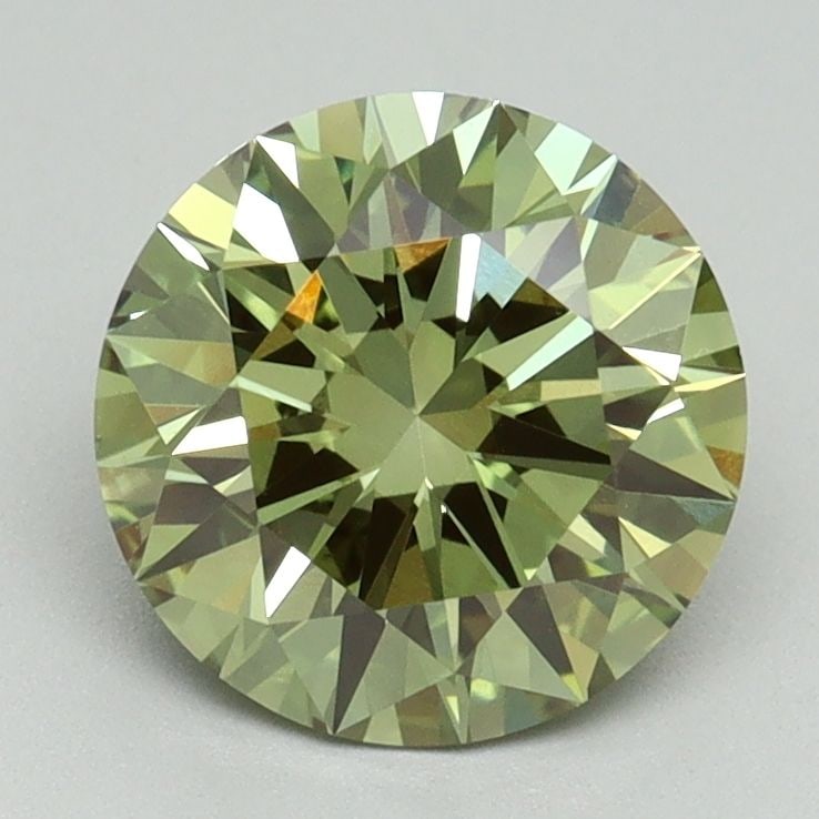 IGI Round 1.81ct Fancy Vivid Green VVS1 Loose Lab Diamond (1 of 1)