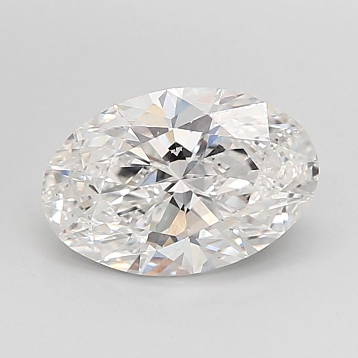 IGI Oval 2.5ct E VVS2 Loose Lab Diamond: IGI Oval 2.5ct E VVS2 Loose Lab Diamond A rare and exceptional oval-cut lab diamond, certified by the International Gemological Institute (IGI), boasts an impressive 2.5 carats of unparalleled brillia