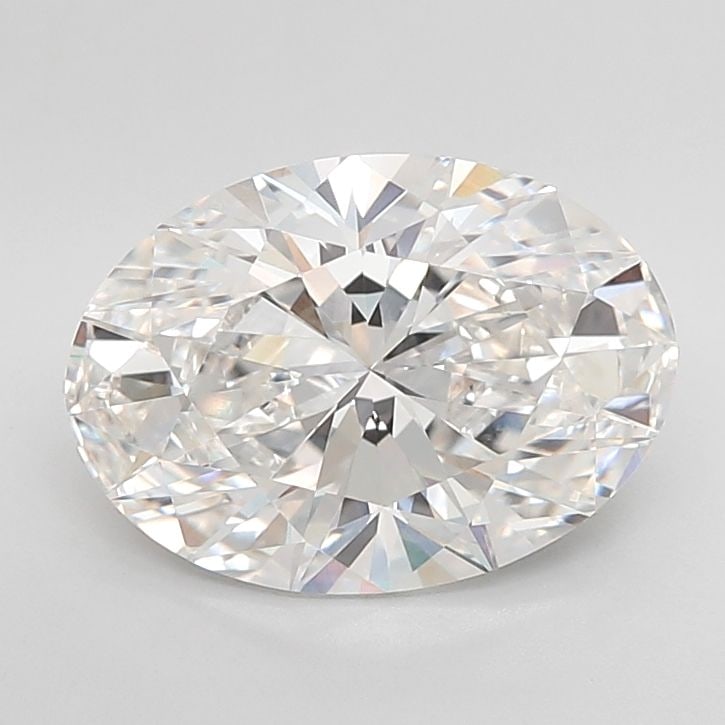 IGI Oval 5.0ct F VVS1 Loose Lab Diamond: IGI Oval 5.0ct F VVS1 Loose Lab Diamond A stunning IGI-certified lab-grown diamond, weighing 5.0 carats and boasting exceptional clarity with a VVS1 grade, this oval-cut gem shines with a brilliant F