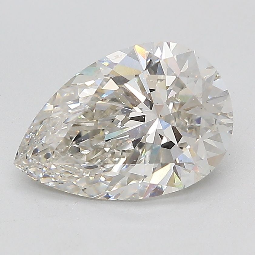 Loose Lab Diamond - IGI Pear 2.3ct H VVS2: Loose Lab Diamond - IGI Pear 2.3ct H VVS2 A stunning lab-grown pear diamond, certified by the International Gemological Institute (IGI) as VVS2 clarity and boasting an exceptional cut with EX polish a