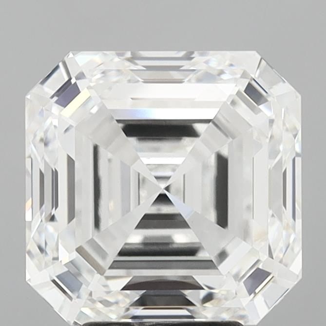 IGI Asscher 5.09ct E VVS2 Loose Lab Diamond: IGI Asscher 5.09ct E VVS2 Loose Lab Diamond Experience the unparalleled brilliance of this exquisite 5.09ct IGI Asscher-cut lab diamond, boasting an exceptional VVS2 clarity and vibrant E color. Its