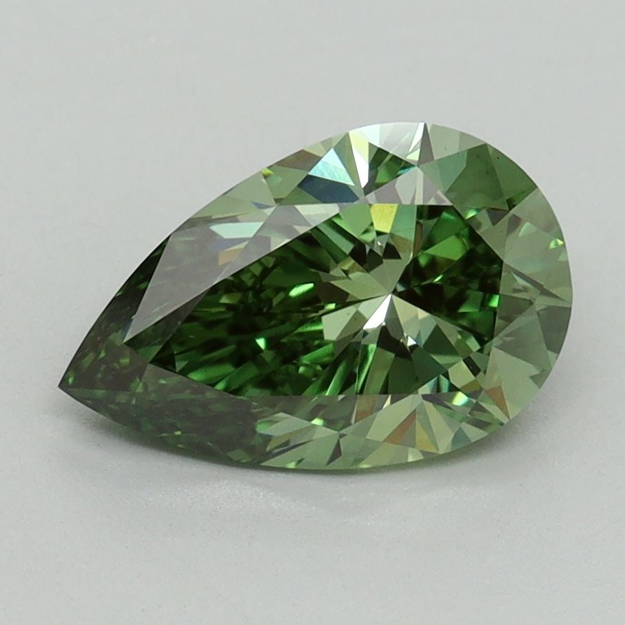 Loose Lab Diamond - IGI Pear 1.67ct Fancy Vivid Green VVS2 (1 of 1)