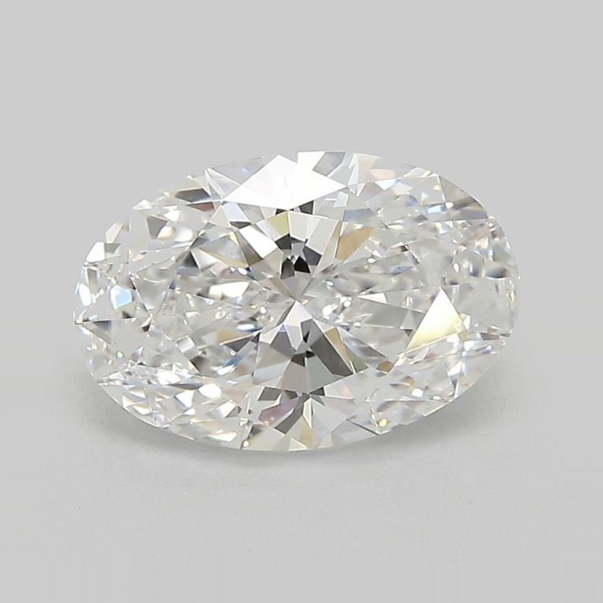 IGI Oval 2.07ct D VVS2 Diamond: IGI Oval 2.07ct D VVS2 Diamond Experience the brilliance of a lab-grown diamond, certified by IGI as a stunning 2.07ct D VVS2 oval cut gemstone. Its exceptional clarity and color grade make it a rare