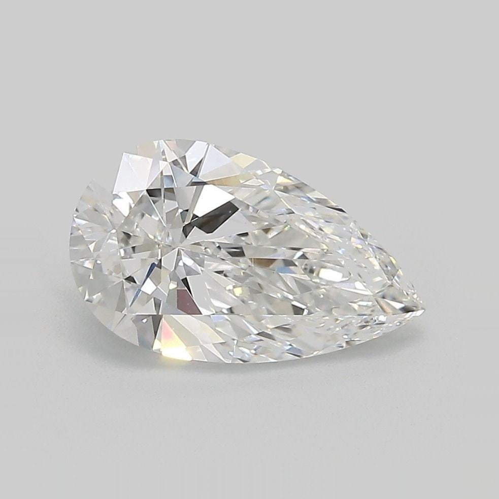 Loose Lab Diamond - IGI Pear 2.04ct E VVS2: Loose Lab Diamond - IGI Pear 2.04ct E VVS2 A stunning lab-grown pear diamond, certified by the International Gemological Institute (IGI) as E color and VVS2 clarity, boasts exceptional cut quality wit