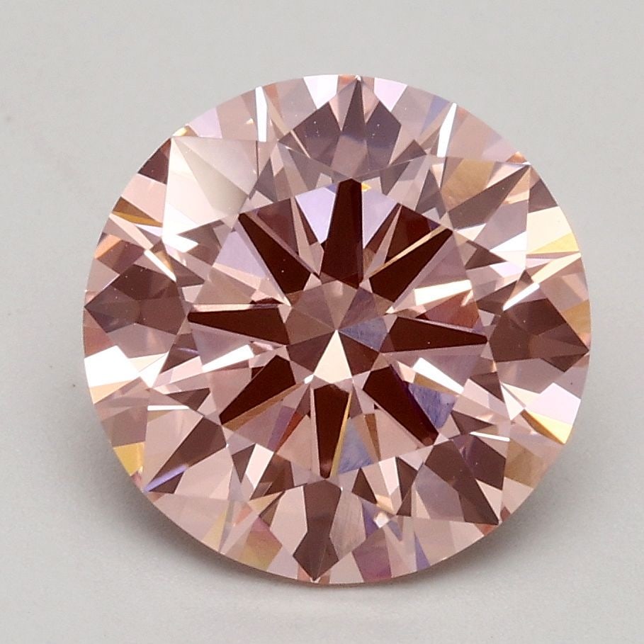 IGI Round 2.32ct Fancy Intense Pink VVS2 Ideal Loose Lab Diamond (1 of 1)