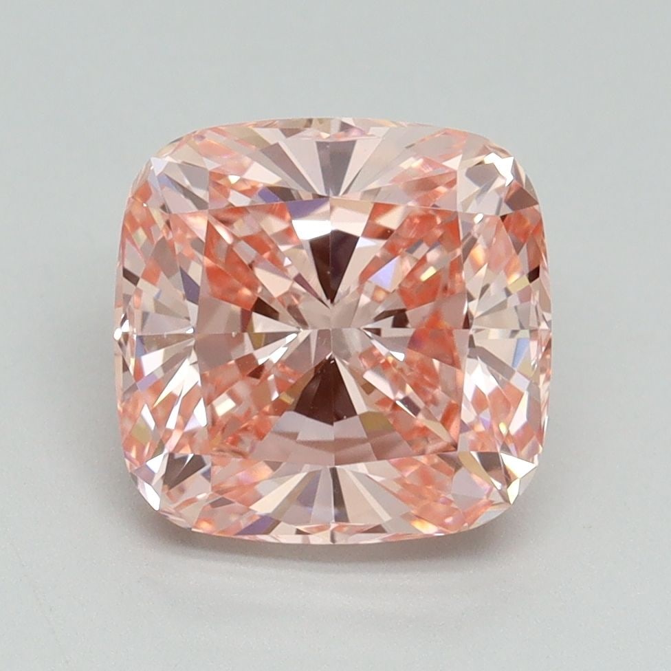 Loose Lab Diamond - IGI Cushion Brilliant 3.05ct Fancy Intense Pink VVS1: Loose Lab Diamond - IGI Cushion Brilliant 3.05ct Fancy Intense Pink VVS1 Experience the rare beauty of nature in this stunning 3.05ct Fancy Intense Pink Lab Diamond, certified by IGI as VVS1 clarity a