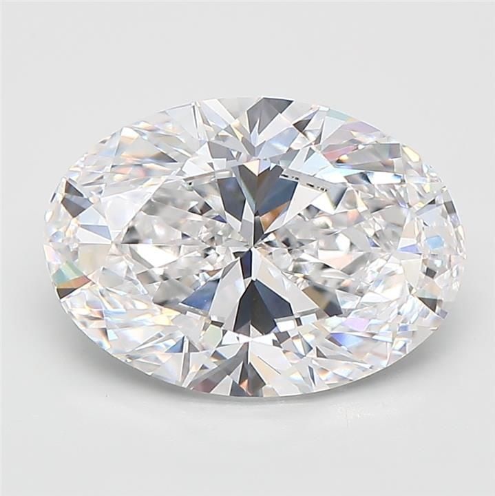 IGI Oval 3.5ct D VVS2 Loose Lab Diamond: IGI Oval 3.5ct D VVS2 Loose Lab Diamond A stunning IGI-certified lab-grown diamond, this 3.5ct oval-cut gem boasts exceptional clarity with a VVS2 grade and vibrant color, rated D on the color scale.