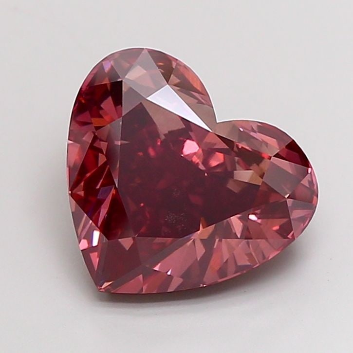 IGI Heart 10.01ct Fancy Deep Pink VVS2 Loose Lab Diamond: IGI Heart 10.01ct Fancy Deep Pink VVS2 Loose Lab Diamond Experience the breathtaking beauty of a lab-grown Fancy Deep Pink diamond, certified by IGI as VVS2 clarity and boasting an EX polish. This stu