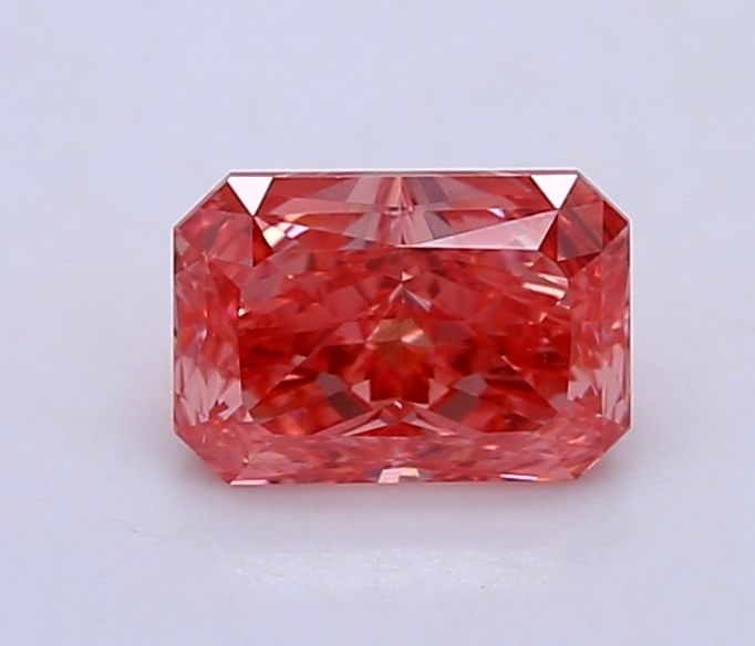 IGI Radiant 0.57ct Fancy Vivid Pink VVS2 Loose Lab Diamond: IGI Radiant 0.57ct Fancy Vivid Pink VVS2 Loose Lab Diamond Experience the beauty of a lab-grown diamond, certified by IGI as Fancy Vivid Pink with exceptional clarity and cut. This stunning 0.57ct gem