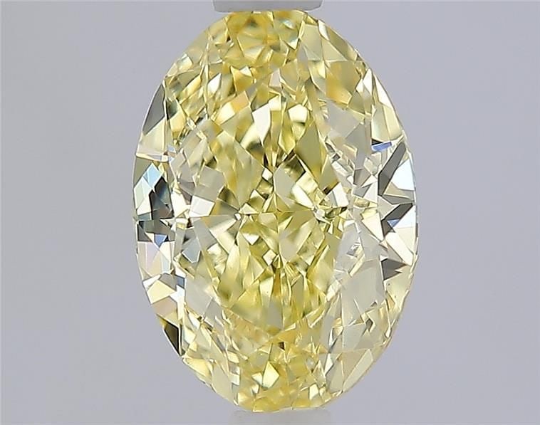 IGI Oval 1.5ct Fancy Yellow VVS2 Loose Lab Diamond (1 of 1)
