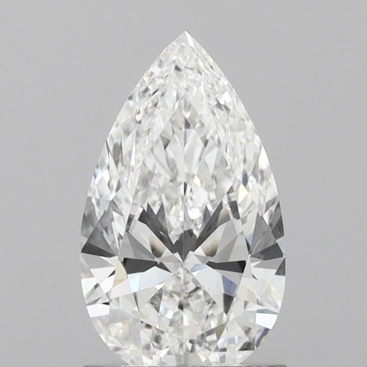 Loose Lab Diamond - IGI Pear 1.31ct E VVS1: Loose Lab Diamond - IGI Pear 1.31ct E VVS1 A rare and exceptional lab-grown diamond, this 1.31ct IGI-certified pear-cut gem boasts an impressive E color grade and VVS1 clarity level, giving it a truly