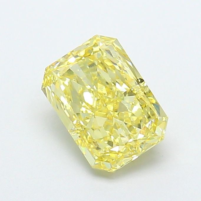 IGI Square Radiant 1.62ct Fancy Yellow VVS2 Loose Lab Diamond: IGI Square Radiant 1.62ct Fancy Yellow VVS2 Loose Lab Diamond Experience the beauty of nature with this stunning IGI Square Radiant 1.62ct Fancy Yellow VVS2 Loose Lab Diamond, certified by the Interna