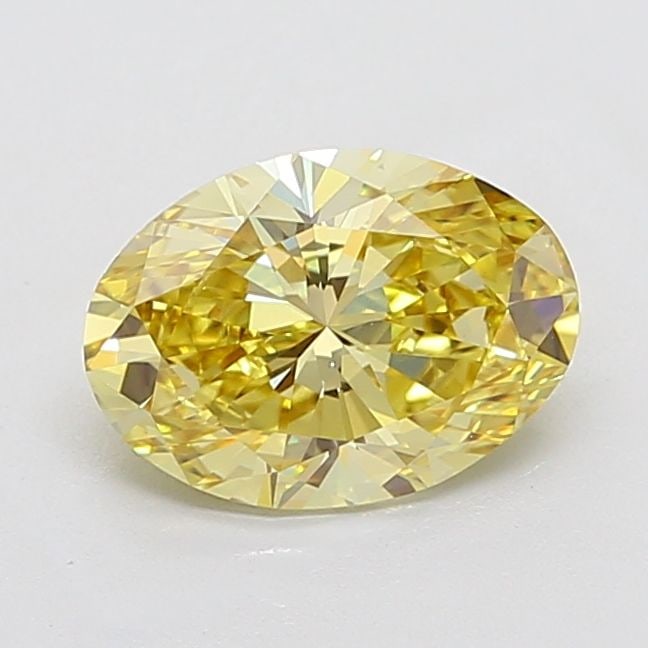 IGI Oval 2.56ct Fancy Intense Yellow VVS2 Loose Lab Diamond: IGI Oval 2.56ct Fancy Intense Yellow VVS2 Loose Lab Diamond Experience the vibrant beauty of nature in this stunning 2.56ct Fancy Intense Yellow VVS2 lab-grown diamond, certified by IGI and boasting e