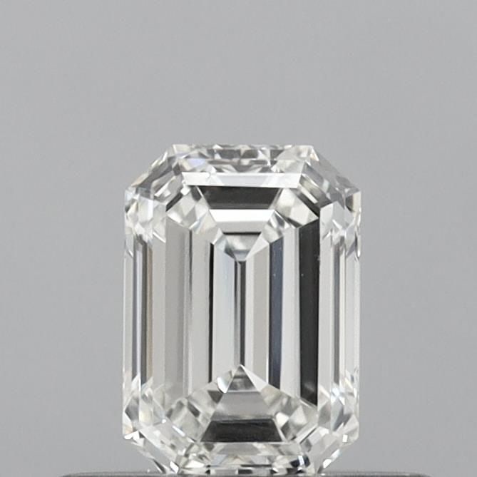 IGI Emerald 0.41ct F VVS2 Loose Lab Diamond: IGI Emerald 0.41ct F VVS2 Loose Lab Diamond A rare and exceptional lab-grown emerald-cut diamond, certified by the International Gemological Institute (IGI) as VVS2 clarity, boasts an impressive 0.41