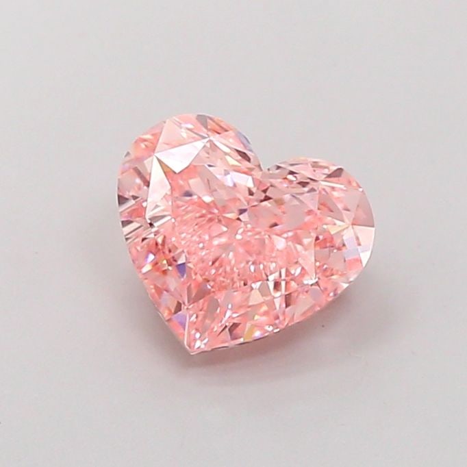IGI Heart 2.6ct Fancy Vivid Pink VVS2 Loose Lab Diamond (1 of 1)