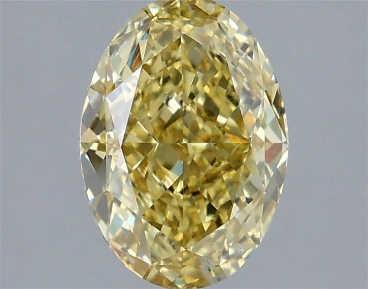 IGI Oval 2.58ct Fancy Intense Yellow VVS2 Loose Lab Diamond: IGI Oval 2.58ct Fancy Intense Yellow VVS2 Loose Lab Diamond Experience the vibrant warmth of a Fancy Intense Yellow diamond, one of the rarest and most coveted colors in nature. This exceptional 2.58c