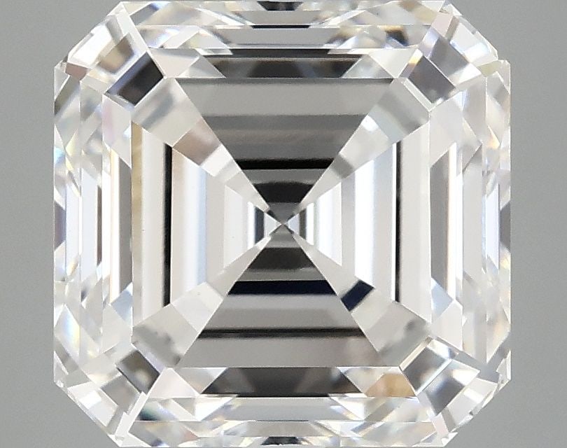IGI Asscher 5.1ct E VVS2 Loose Lab Diamond: IGI Asscher 5.1ct E VVS2 Loose Lab Diamond Experience the brilliance of a truly unique gem, this 5.1ct IGI Asscher-cut lab diamond boasts exceptional clarity (VVS2) and polish (EX), giving it a dazzli