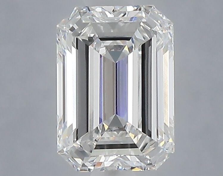 Loose Lab Diamond - Emerald 1.06ct F VVS2: Loose Lab Diamond - Emerald 1.06ct F VVS2 A stunning lab-grown emerald diamond, certified F color and VVS2 clarity, boasts exceptional polish and symmetry in this 1.06ct gemstone. Its vibrant color an