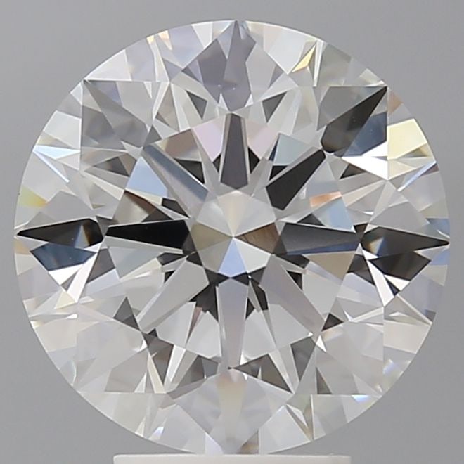 IGI Round 5.04ct E VVS2 Ideal Loose Lab Diamond: IGI Round 5.04ct E VVS2 Ideal Loose Lab Diamond A rare and exceptional lab-grown diamond, this 5.04ct IGI-certified gem boasts an impressive E color, VVS2 clarity, and EX polish and symmetry. Its flaw