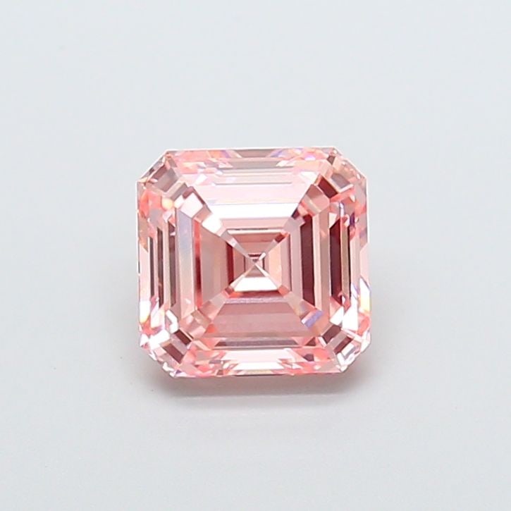 IGI Asscher 3.03ct Fancy Intense Pink VVS2 Loose Lab Diamond: IGI Asscher 3.03ct Fancy Intense Pink VVS2 Loose Lab Diamond Experience the rare beauty of a Fancy Intense Pink diamond, one of the most coveted colors in the world of gemstones. This exquisite 3.03ct
